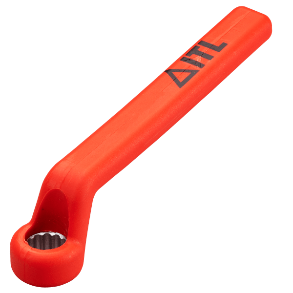 1,000v Insulated 3/8 Whitworth Insulated Offset Ring Spanner